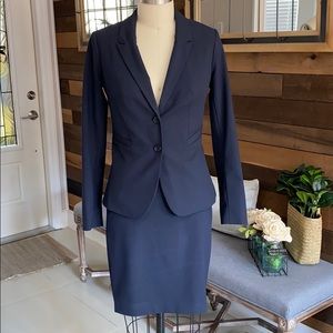 2 piece skirt suit